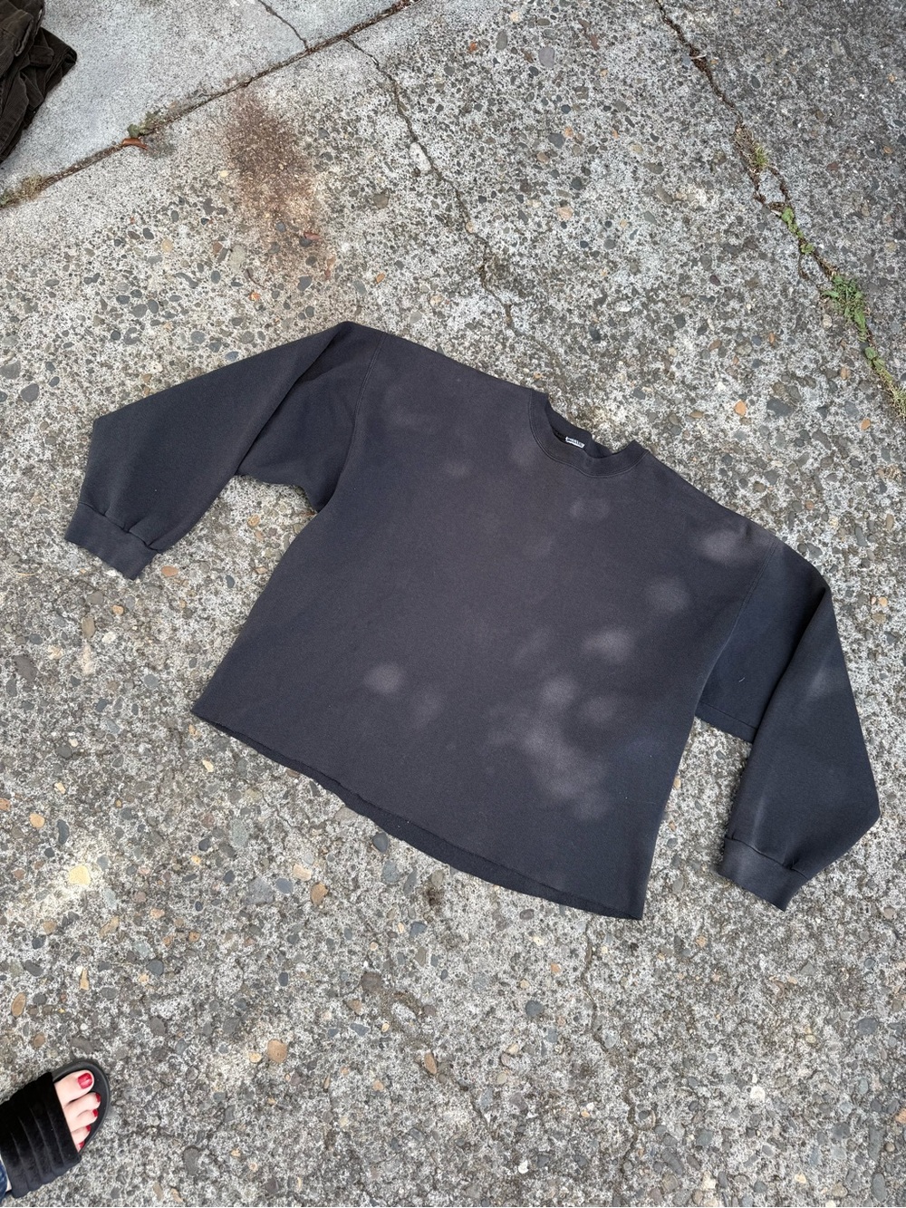 Classic Black Crewneck Sweatshirt